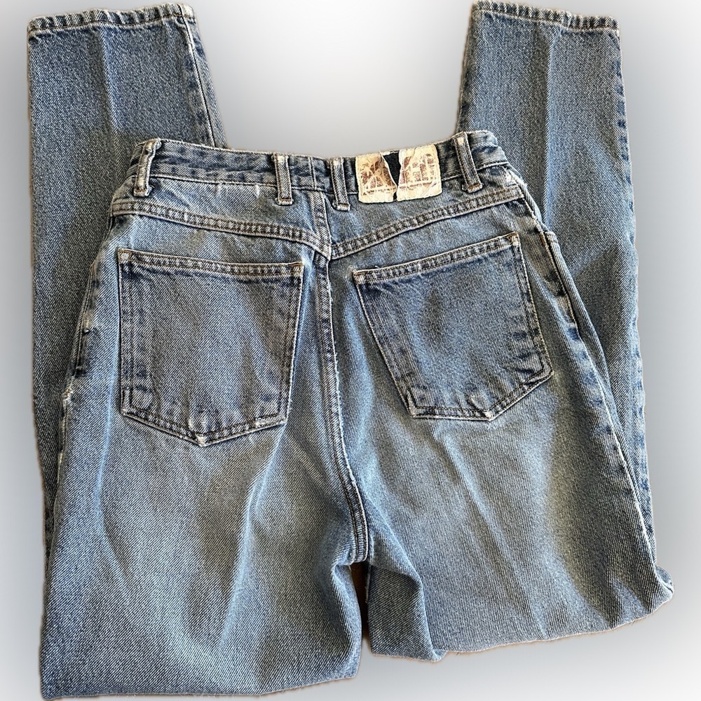Vintage 90’s BONGO Straight Leg Retro Fit Medium Wash Juniors Jeans Size 7 - Picture 5 of 9